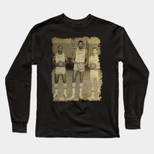 Elgin Baylor, Wilt Chamberlain and Jerry West - Lakers Show Long Sleeve T-Shirt